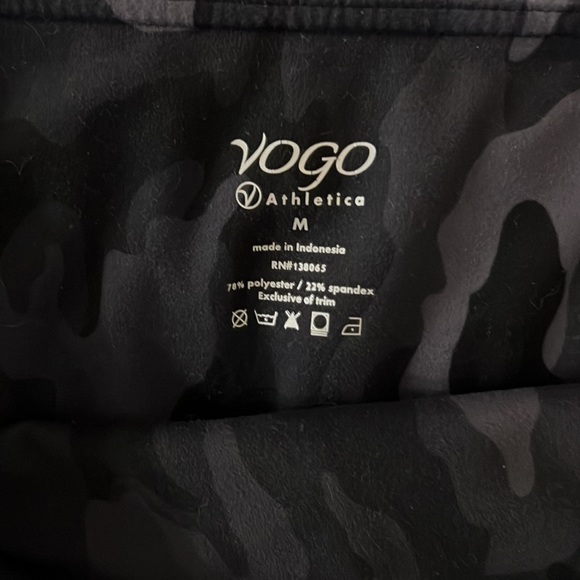Camouflage Vogo Athletica Bike Shorts 